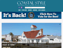 Tablet Screenshot of coastalstylemag.com